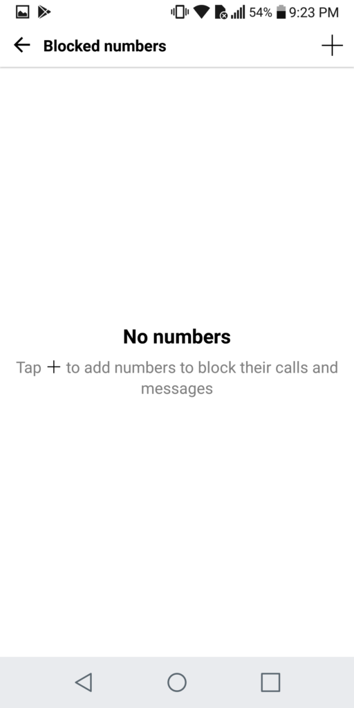 lg g6 blocknumber