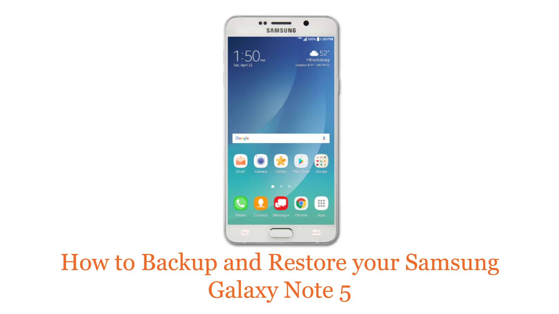 How To Backup And Restore Your Samsung Galaxy Note Thecellguide