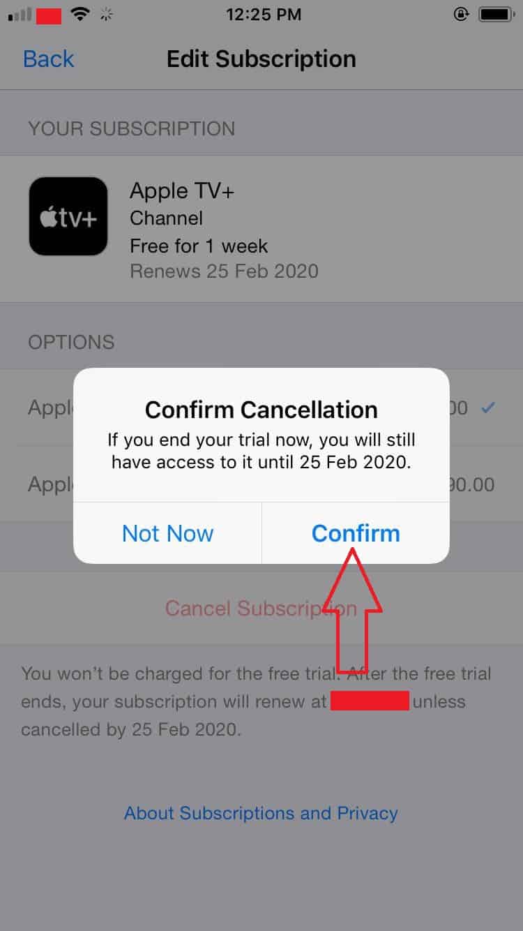 cancel app store subscriptions