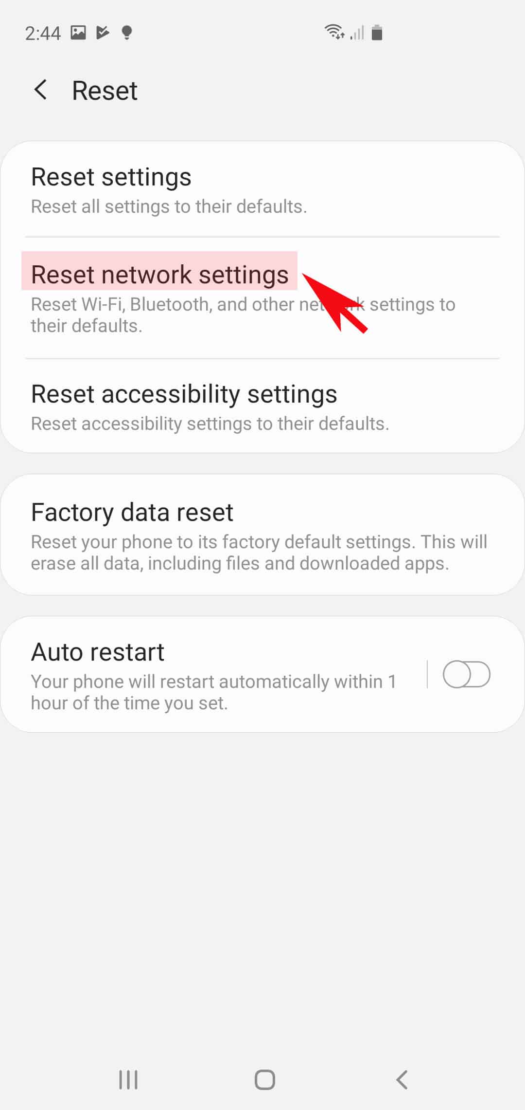 How To Reset Network Settings Galaxy S20