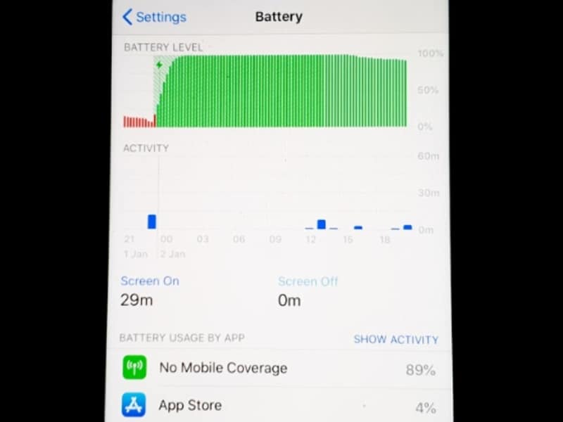 after update my iphone battery draining