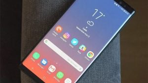 Samsung Galaxy Note 9 showing “Unfortunately, Internet has stopped” error