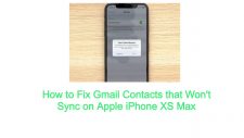 Gmail Contacts that Won't Sync