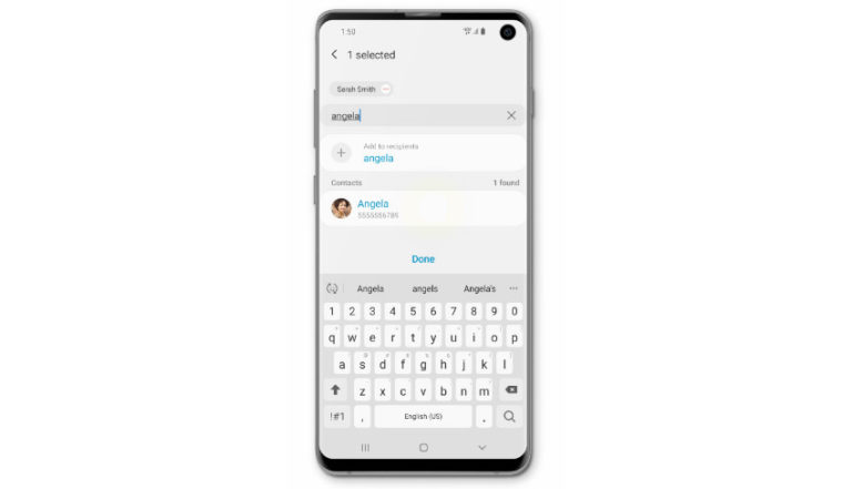 samsung s10 not sending texts