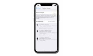 iPhone Xs max personal hotspot not working
