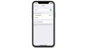 Fix an iPhone XS that has no Internet but connected to WiFi network