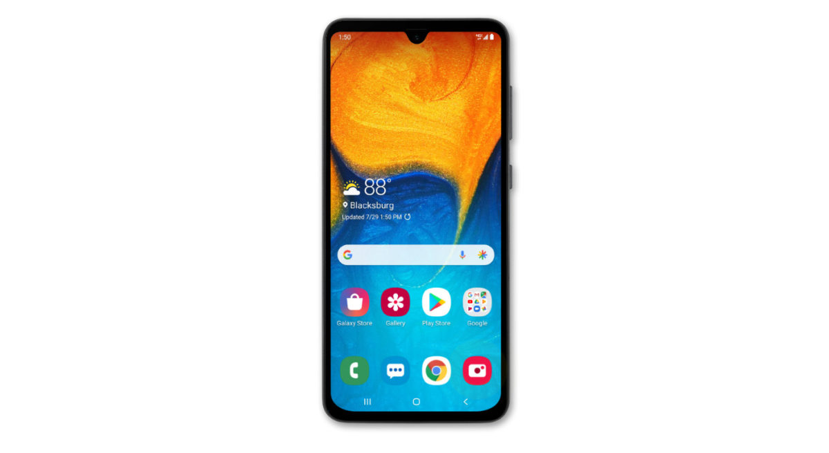 galaxy a20 camera