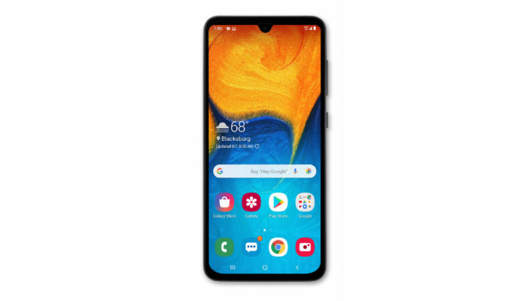 galaxy a20 screen