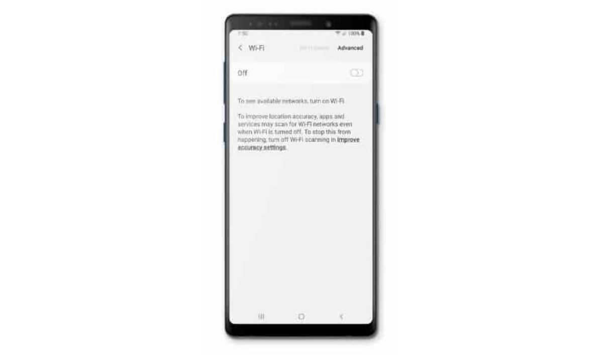 Samsung Galaxy Note 9 Wifi Switch Is Disabled Here S How To Fix It