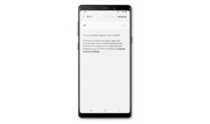 galaxy note 9 disabled wifi