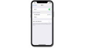 How to fix Apple iPhone XS that cannot connect to WiFi network