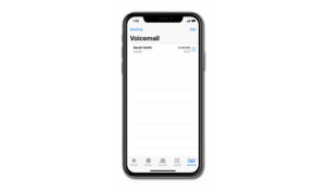 iphone xs unresponsive voicemail button