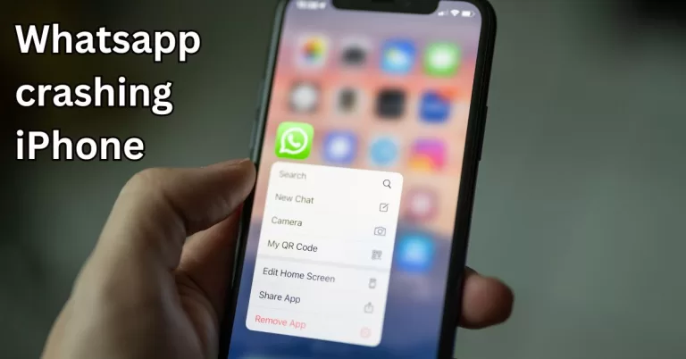 Whatsapp crashing iPhone