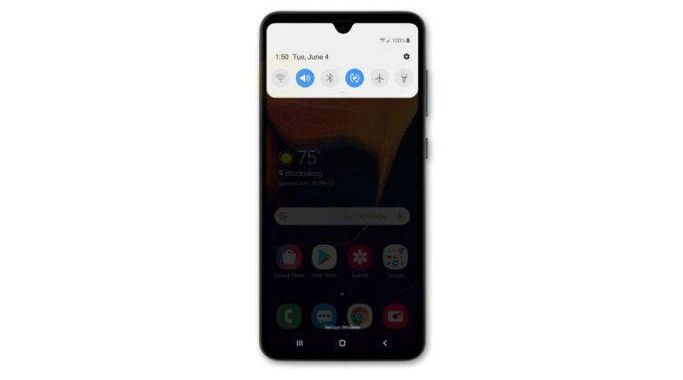 samsung a50 network problem