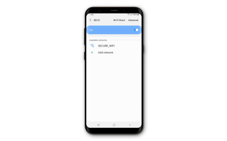 How to fix a Galaxy S9 that has no Internet connection via WiFi