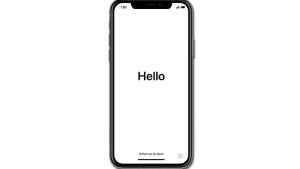 Setting up an Apple iPhone 11 manually as a new device