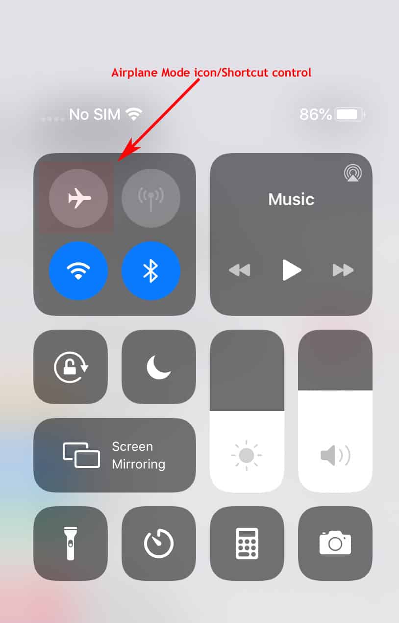 iphone-control-center-airplane-mode-icon-enable-disable - TheCellGuide