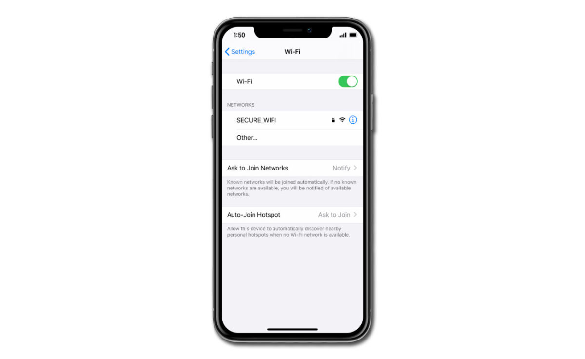 После обновления ios не работает wifi