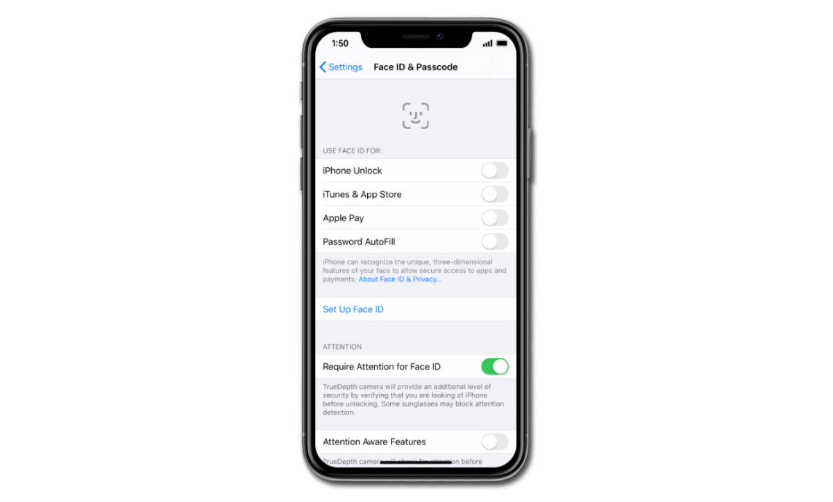 Как сделать face id в app store. Face ID not available.