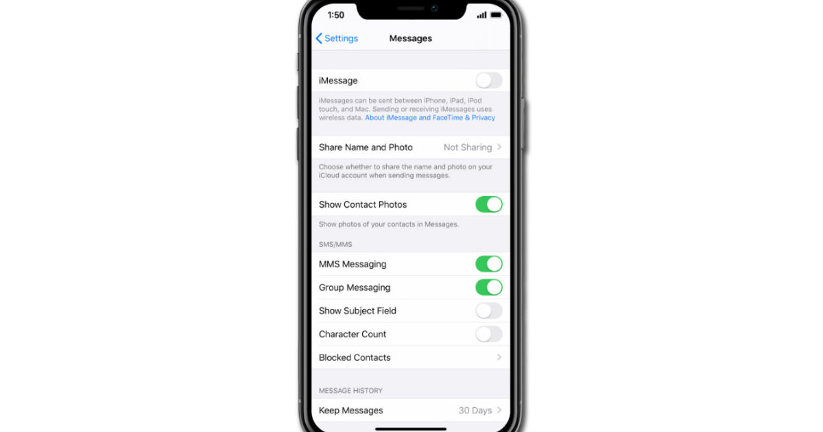 How to fix imessage that s not working after ios 13 update on iphone xs