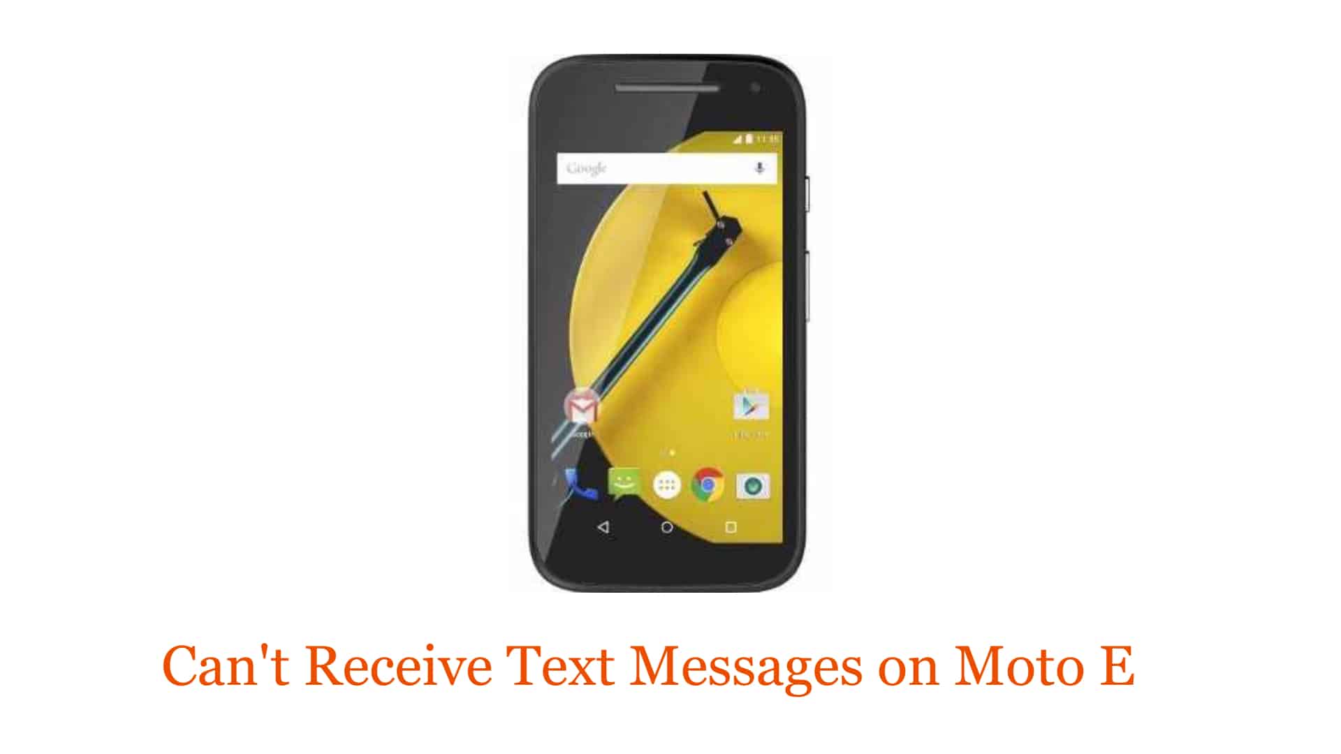 Can't Receive Text Messages on Moto E Troubleshooting Guide