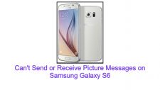 Can't Send or Receive Picture Messages on Samsung Galaxy S6