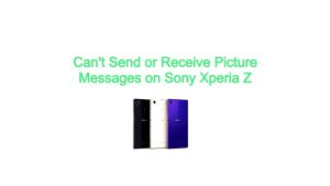 Can’t Send or Receive Picture Messages on Sony Xperia Z