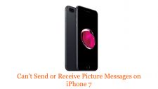 Can't Send or Receive Picture Messages on iPhone 7
