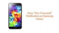 Clear "New Voicemail" Notification on Samsung Galaxy