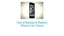 backup & restore iphone 6
