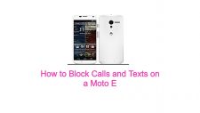 Block Calls and Texts on a Moto E