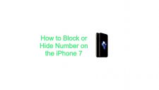 Block or Hide Number on the iPhone 7