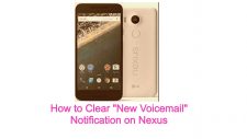 How to Clear "New Voicemail" Notification on Nexus