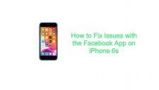 fix issues with the facebook app
