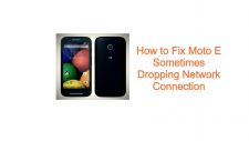 Moto E Sometimes Dropping Network Connection