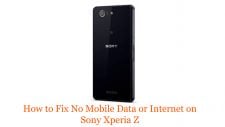 How to Fix No Mobile Data or Internet on Sony Xperia Z