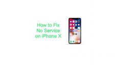 No Service on iPhone X