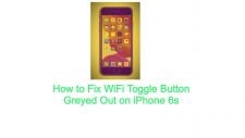 Fix WiFi Toggle Button Greyed Out on iPhone 6s