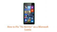 How to Fix "No Service" on a Microsoft Lumia