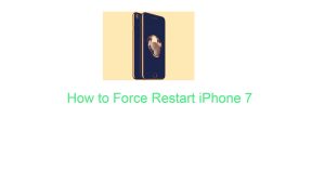 iPhone 7 Screen Frozen and Can’t Restart – Learn How to Force Restart iPhone 7