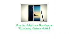 Hide Your Number on Samsung Galaxy Note 8