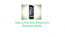 How to Put Your iPhone 6 in Recovery Mode