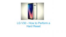 perform a hard reset lg v30