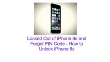 how to unlock iphone 6s