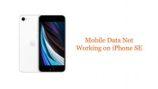 Mobile Data Not Working on iPhone SE