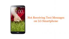 Not Receiving Text Messages on LG Smartphone