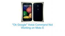 "Ok Google" Voice Command Not Working on Moto E
