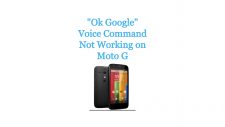 Voice Command Not Working on Moto G