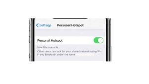 Personal Hotspot Missing from iPhone 8