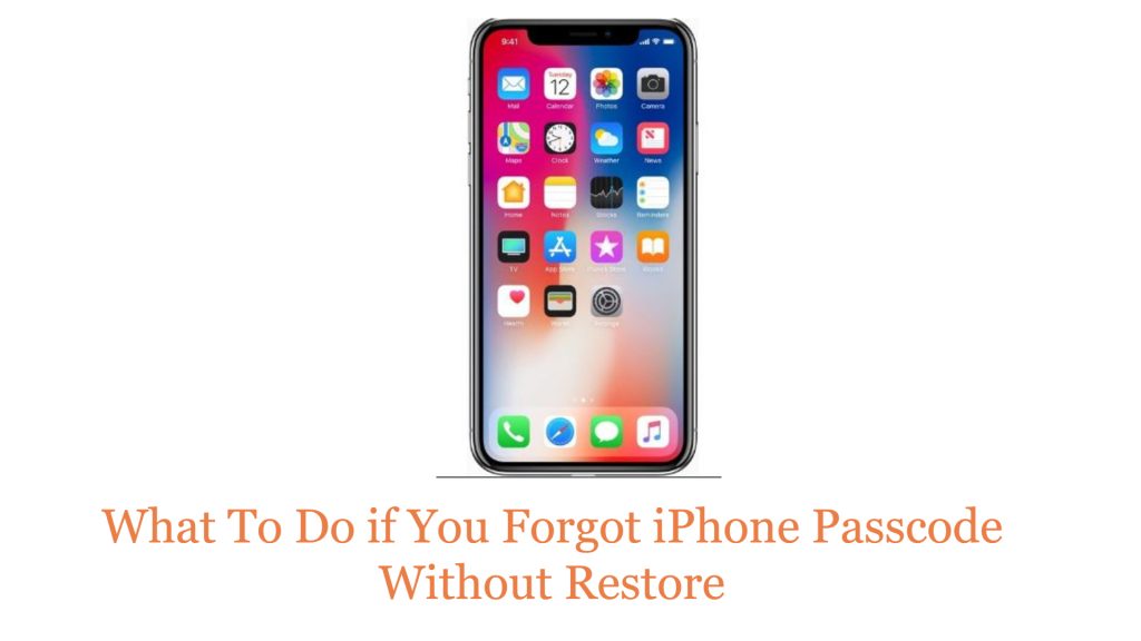 reset iphone passcode without restore